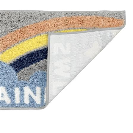 HOME LIVING STYLE RUG RAINBOW 45X70CM GRAY