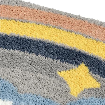 HOME LIVING STYLE RUG RAINBOW 45X70CM GRAY