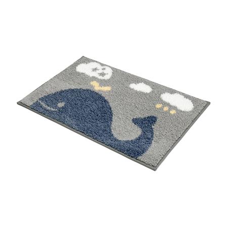 HOME LIVING STYLE RUG WHALE 45X70CM GRAY