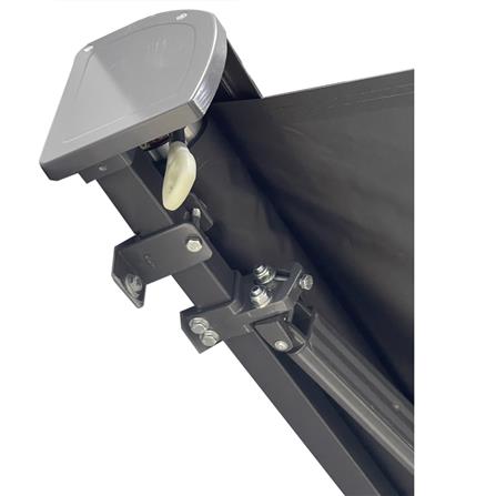 RETRACTABLE FABRIC AWNING 2-SYSTEM SUNSHIELD 395x300CM DARK GREY [EXCLUSIVE FROM HOMEPRO THAILAND]