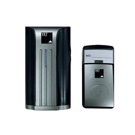 YETPLUS DIGITAL WIRELESS KINETIC DOORBELL A303 BLACK+SILVER