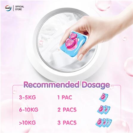 FAB LAUNDRY CAPSULES 30PCS COLOR