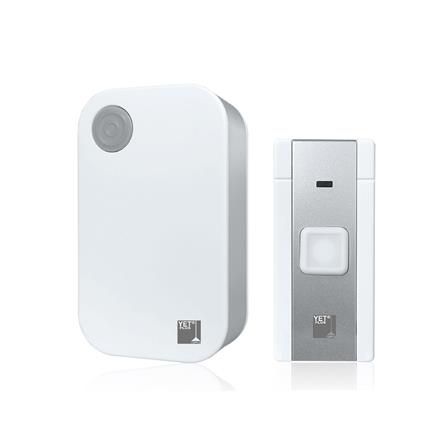 YETPLUS DIGITAL WIRELESS DOOR BELL A300 WHITE+SILVER