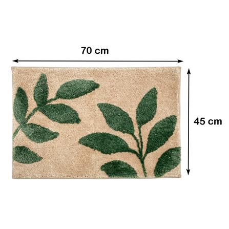 HOME LIVING STYLE RUG PLANT 45X70CM CREAM