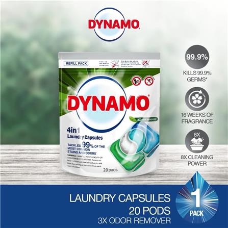 DYNAMO LAUNDRY CAPSULES REMOVER 20PCS REFILL