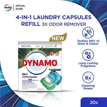 DYNAMO LAUNDRY CAPSULES REMOVER 20PCS REFILL