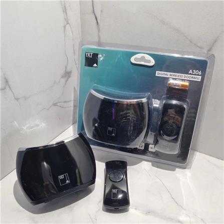 YETPLUS DIGITAL WIRELESS DOOR BELL A306 BLACK