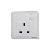 AFFLE PLUS 13A 1 GANG 3 PIN SOCKET A3G15_WE_G11 WHITE