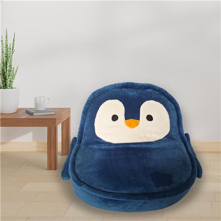 HOME LIVING STYLE BEAN BAG LITTLE PENGUIN 22X24INCH BLUE