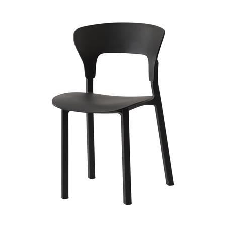 PLASTIC CHAIR SPRING GABY BLACK [EXCLUSIVE FROM HOMEPRO THAILAND]
