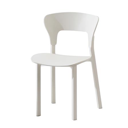 PLASTIC CHAIR SPRING GABY WHITE [EXCLUSIVE FROM HOMEPRO THAILAND]