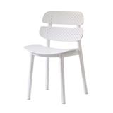 PLASTIC CHAIR SPRING TESSIE DOT WHITE [EXCLUSIVE FROM HOMEPRO THAILAND]