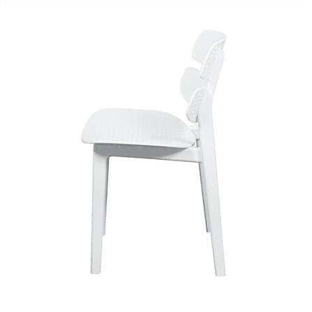 PLASTIC CHAIR SPRING TESSIE DOT WHITE [EXCLUSIVE FROM HOMEPRO THAILAND]