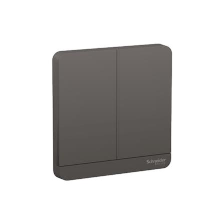 AVATARON 16A 2GANG 1WAY SWITCH E8332L1_DG_G11 DARK GREY