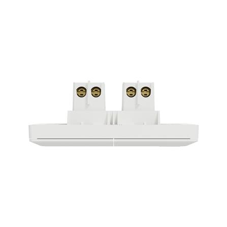 VIVACE E 10A 2 GANG 1 WAY SWITCH KBN32_1_WE_G11 WHITE