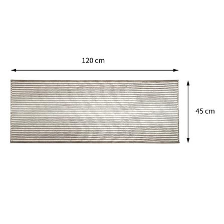 HOME LIVING STYLE RUG SERENE 45X120CM BROWN