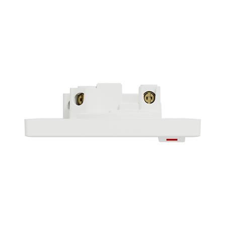 VIVACE E 13A 1 GANG SWITCH SOCKET KBN15_WE_G11 WHITE