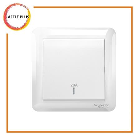 AFFLE PLUS  20A 1 GANG 1 WAY DOUBLE POLE WITH NEON A3G31D20N_WE_G11