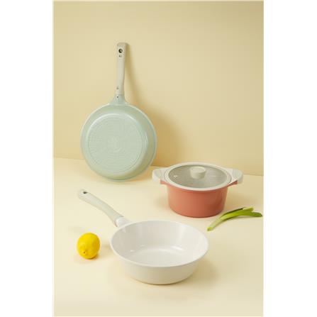 INOCHI OMI GREY MARBLE FRYING PAN 24CM