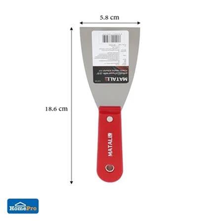 MATALL 2.5" PLASTIC HANDLE SCRAPER