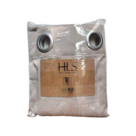 HOME LIVING STYLE CURTAIN EYELET COMFY 150X220CM CREAM