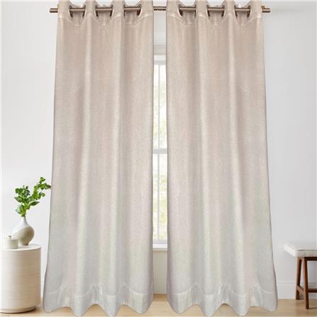 HOME LIVING STYLE CURTAIN EYELET COMFY 150X250CM CREAM