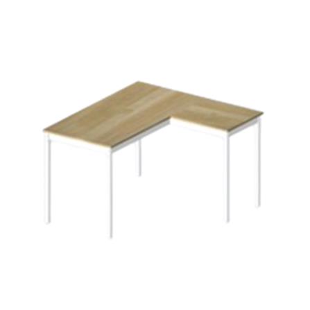 WORKING DESK L SHAPE OAK