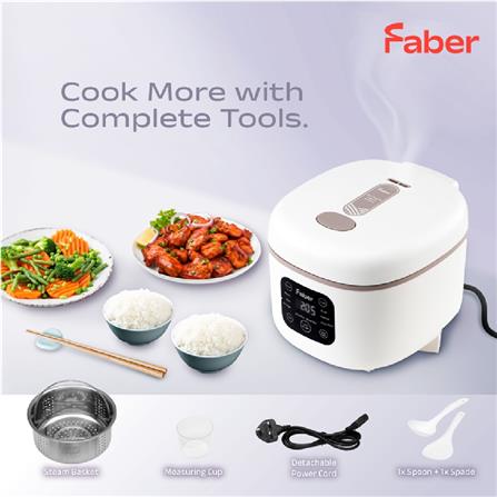 FABER MICROCOMPUTER RICE COOKER FRC K15-LS 940W 1.5L