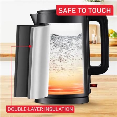 TEFAL KETTLE KO1408Y2 1500W 1.5L DOUBLE WALL BLACK
