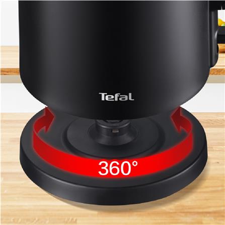 TEFAL KETTLE KO1408Y2 1500W 1.5L DOUBLE WALL BLACK