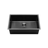 CABANA BUILT-IN NANOMAGMA STAINLESS STEEL SINK PAKCAGE CKS6406-BL 1BOWL BLACK 75CM WITH PULL OUT TAP CB890SS-BL