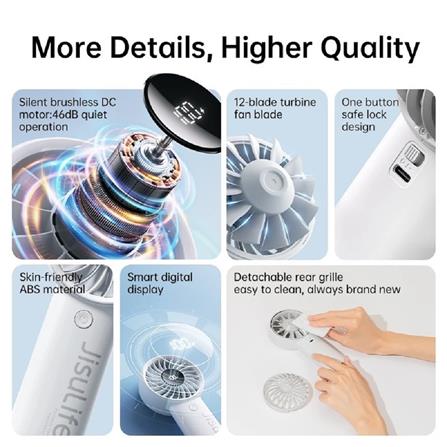 JISULIFE HANDHELD FAN LIFE4-BLACK