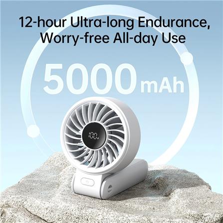 JISULIFE HANDHELD FAN LIFE7-GREY