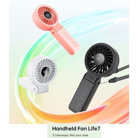 JISULIFE HANDHELD FAN LIFE7-GREY