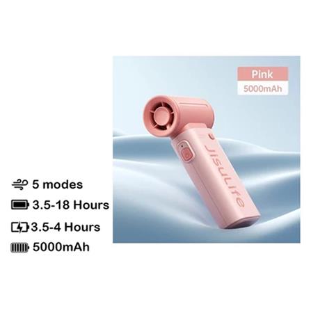 JISULIFE HANDHELD FAN LIFE9-PINK
