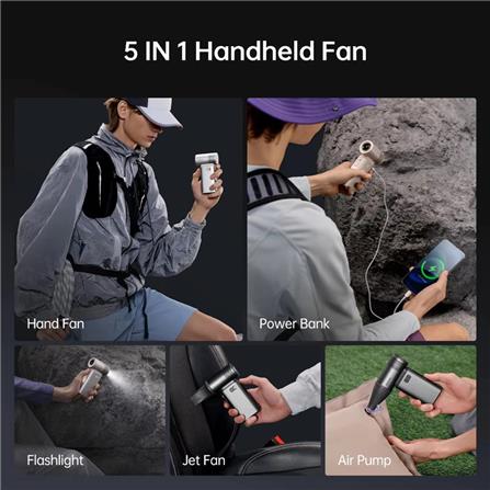 JISULIFE HANDHELD FAN ULTRA2-GREY