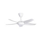 ALPHA COSA EX6 5-BLADE LED DIMMER 40" MATTE WHITE