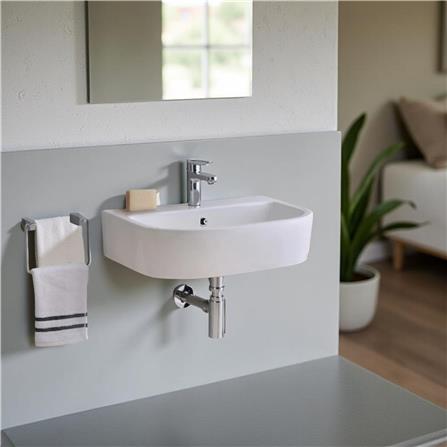 JOHNSON SUISSE LATINA 500 WALL HUNG WASHBASIN WBSALT101WW