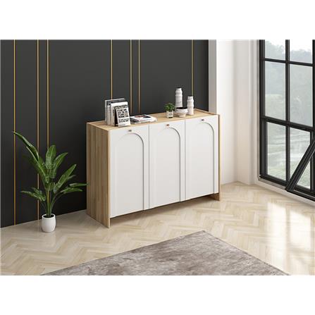 SIDEBOARD CABINET 1.2m ARCH HAZEL OAK