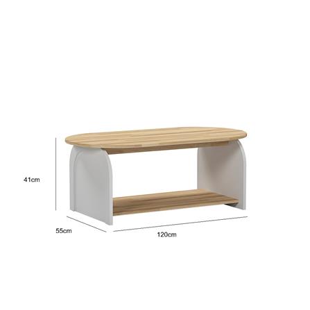 COFFEE TABLE ARCH HAZEL OAK