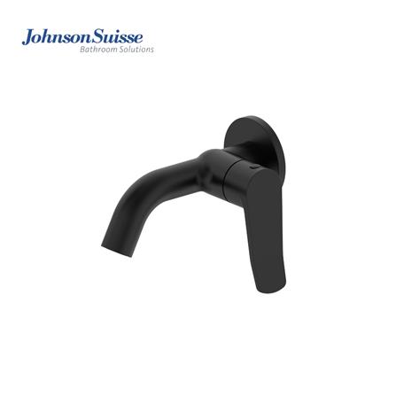 JOHNSON SUISSE LAZIO 1/2" BIB TAP WITH FLANGE WBFA301699 BLACK