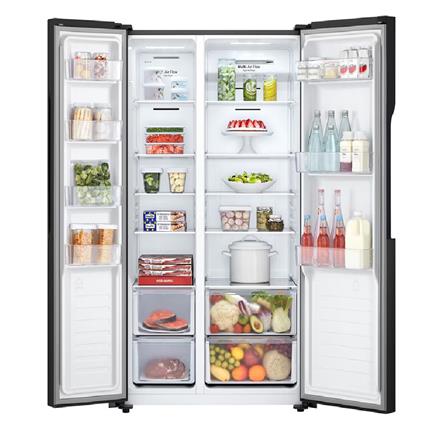 LG SIDE BY SIDE REFRIGERATOR GC-FB507PLAM 508L ESSENCE MATTE BLACK