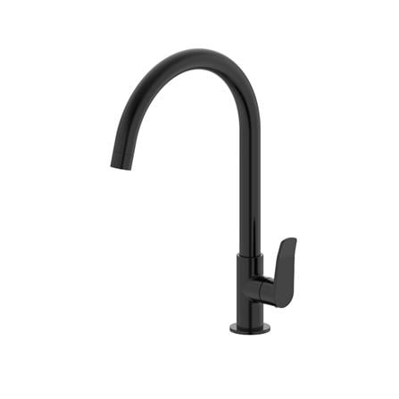 JOHNSON SUISSE LAZIO DECK-MOUNTED SINK TAP WBFA301703 BLACK