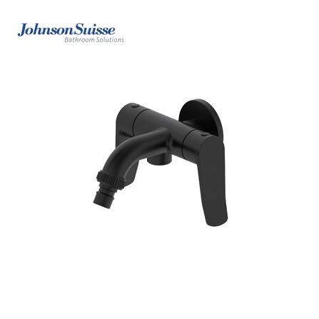 JOHNSON SUISSE LAZIO 1/2" 2-WAY BIB TAP WBFA301701 BLACK