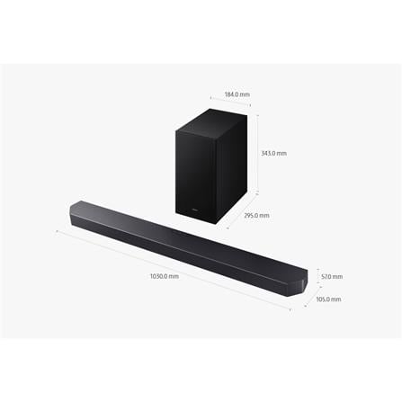 SAMSUNG HW-Q600F/XM Q-SERIES SOUNDBAR 3.1.2 CHANNEL WIRELESS SUBWOOFER