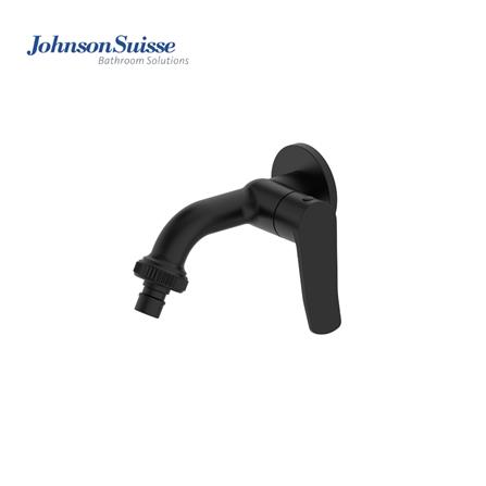JOHNSON SUISSE LAZIO 1/2" WASHING MACHINE TAP WBFA301700 BLACK