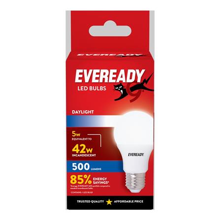 EVEREADY LED LIGHT BULB A60 5W E27 DAY LIGHT