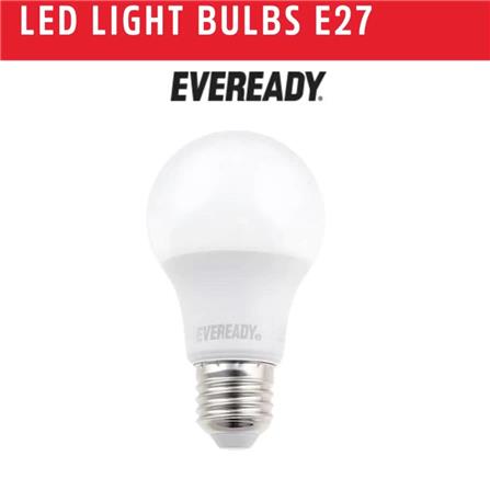 EVEREADY LED LIGHT BULB A60 9W E27 SOFT WHITE