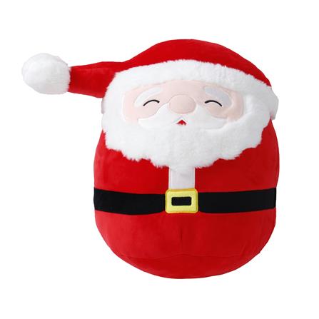 HOME LIVING STYLE CUSHION CHRISTMAS SANTA 30CM RED