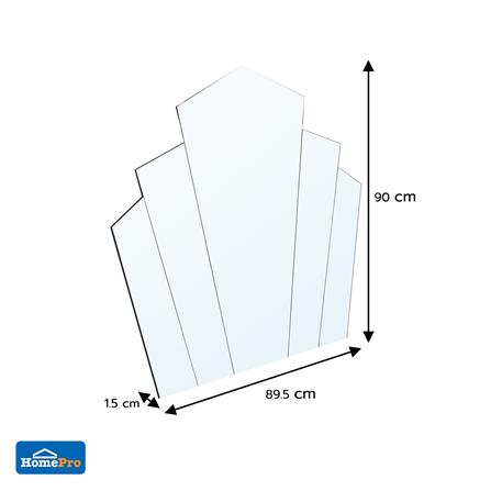 MIRROR MOYA HP-2025 90x89.5CM SILVER [EXCLUSIVE FROM HOMEPRO THAILAND]